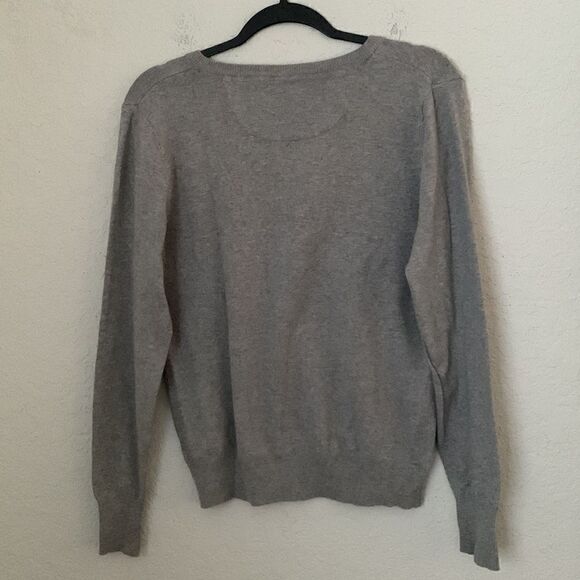 U.S.Polo Assn. Cotton Blend V- neck Long Sleeve Women’s Size L - Picture 2 of 8